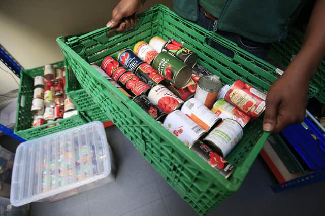 In the East Riding, 5,058 emergency food parcels – containing three or seven days' worth of supplies – were handed out by the Trussell Trust between April and September. Photo: PA Images