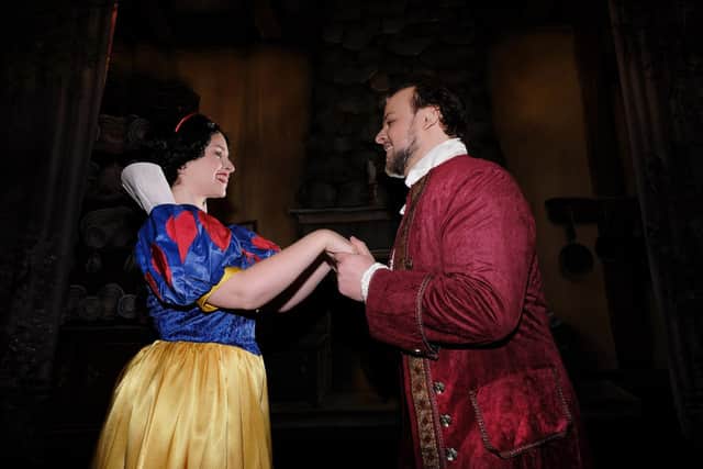 Callum Marshall and Sarah Dare in Snow White - the panto at Scarborough Spa - which opens on Saturday December 4