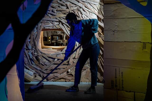 Sally Gorham, chairwoman of the Old Parcels Office, who commissioned the installation, said: “This project really fulfils our aim of bringing high-quality contemporary art to Scarborough