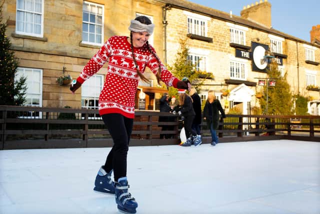 The Black Swan’s pop up ice rink is open from 11am until 8pm until Sunday December 5