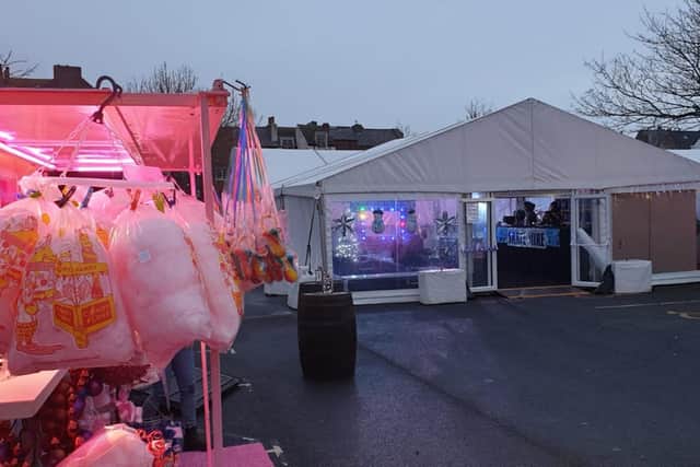Refreshments and snacks will be available on-site throughout the rink's stay.