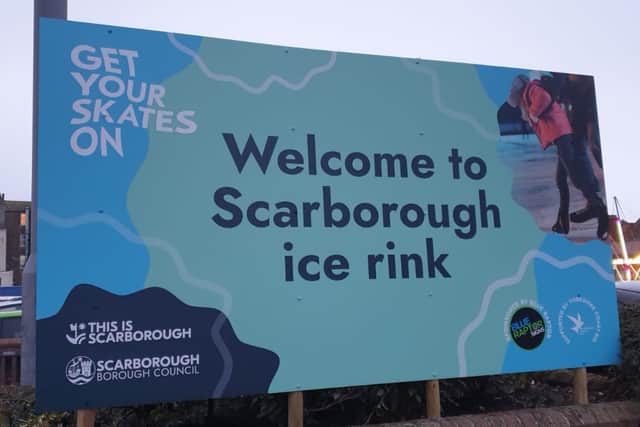 The ice skating rink will be open in Scarborough until the New Year.