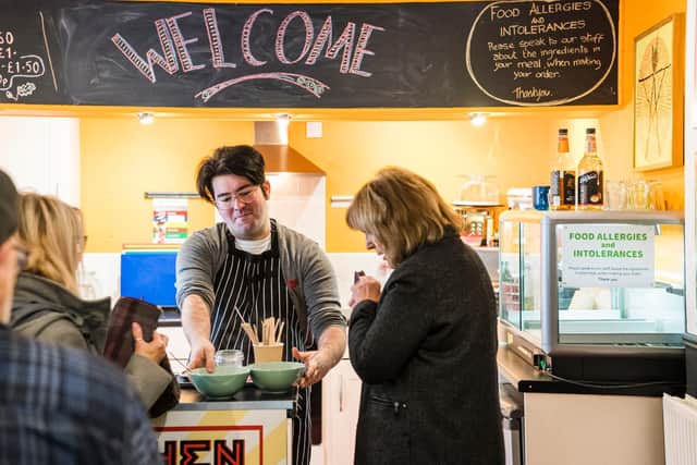 The People’s Kitchen – the pay as you feel cafe located at Flowergate Hall.
