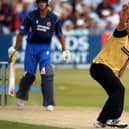 Darren Gough, playing for Yorkshire in 2008 unsucessfully appeals for LBW against Alastair Cook of Essex during the Friends Provident Trophy Semi-Final. 
Gough has been appointed as Managing Director of Cricket at Yorkshire County Cricket Club.

(Photo by Richard Heathcote/Getty Images)