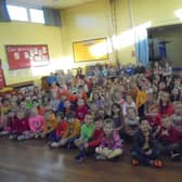The children and staff supported Mrs Beswick’s wishes by dressing in bright coloured clothing on the day of her funeral.