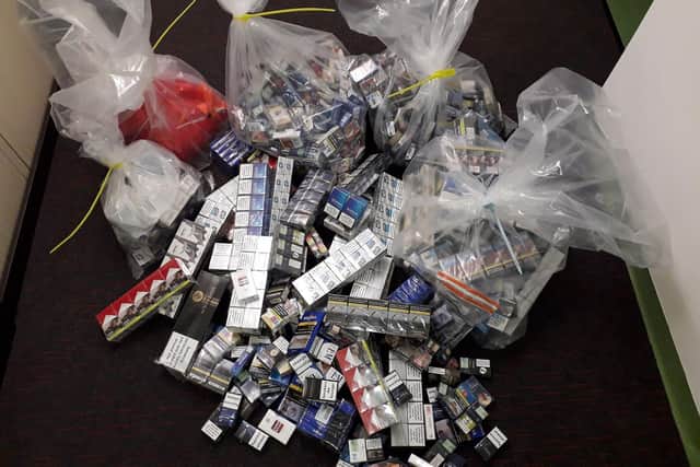 More than £12,000 worth of illegal tobacco and cigarettes were seized during the raids. (Photo: North Yorkshire County Council)