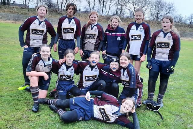 Scarborough RUFC Girls U13s won at Darlington Mowden Park