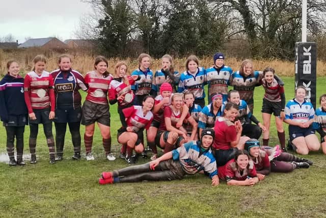 Scarborough RUFC Girls U15s at Darlington Mowden Park