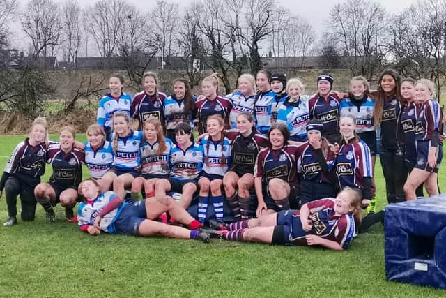 Scarborough RUFC Girls U18s at Darlington Mowden Park