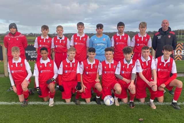 Scarborough Athletic U15s lost 3-2 against Hull City Academy