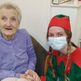 Staff at the home celebrated National Elf Day in support of alzheimers