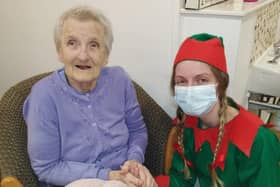 Staff at the home celebrated National Elf Day in support of alzheimers