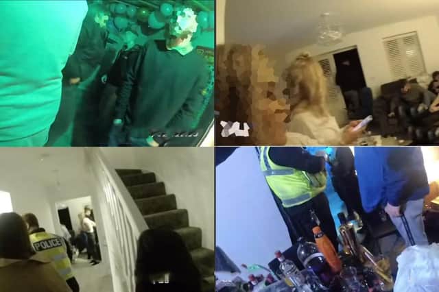 Officers were called to a number of house parties across Scarborough during lockdown, which were banned at the time. (Photo: North Yorkshire Police)