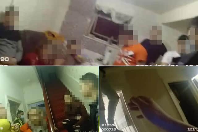 Officers were called to a number of house parties during lockdown, with one man even attempting to hide in the loft. (Photo: North Yorkshire Police)