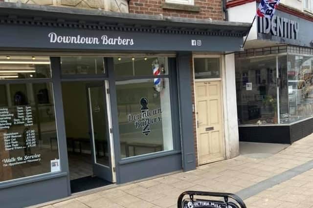 Downtown Barbers, on 10a Manor Street, is applying for a premises licence under Section 17 of the Licence Act. Photo courtesy of Downtown Barbers.