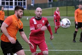 Edgehill, orange kit, take on Newlands in the Scarborough Saturday League Division One on Saturday December 11 2021

Photos by Richard Ponter