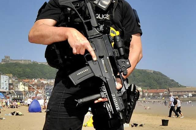The force said the armed patrols are there for reassurance and not because of any increased risk to the area’s communities.
