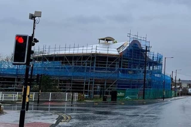 Aldgate Veterinary Practice’s new small animal hospital on Hilderthorpe Road is currently under construction.