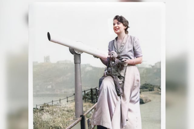 Joy Laurey pictured in North Ba, Scarborough, during one of the summers she performed at Foral Hall