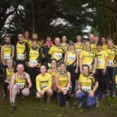 Bridlington Road Runners at the East Yorkshire Cross Country League race at Wetwang