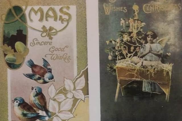 A collection of Victorian and Edwardian Christmas postcards will be on display in Bridlington Priory church until the end of December.