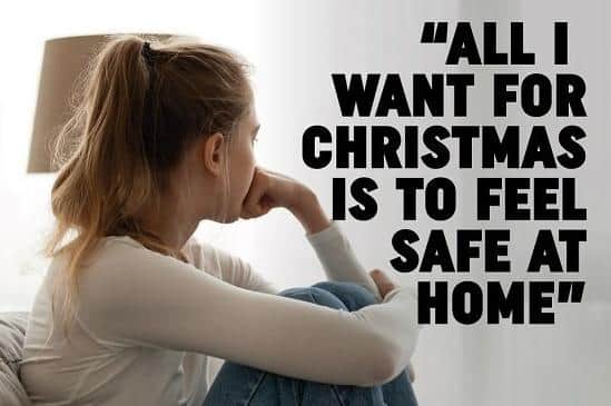 Elements of the domestic abuse campaign include notices on buses, outdoor posters, radio advertisements and social media posts. Photo submitted