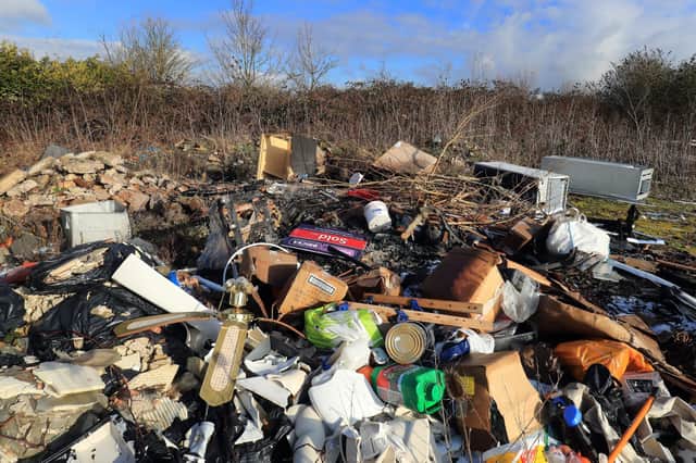 Department for Environment, Food and Rural Affairs data shows 1,287 fly-tipping incidents were reported to the East Riding of Yorkshire Council in 2020-21. Photo: PA Images