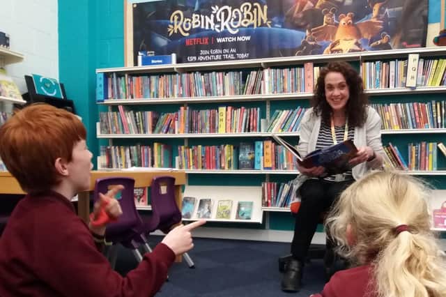 Members of Bridlington Library’s Chatterbooks Club were some of the first to hear Robin Robin’s tale.