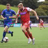 Jake Day opened the scoring for Boro at Warrington Town.