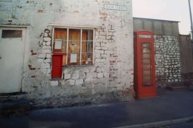 The Carnaby Post Office with it’s rare window post box before demolition. Photo courtesy of Beryl Gallagher