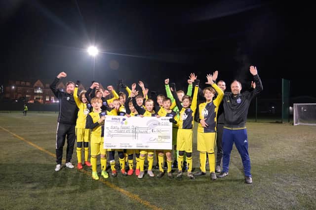 Scalby Football Club's Under-12s received a grant of over £4,000 from the Foundation.