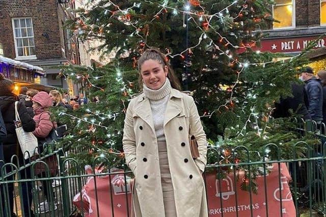 Freya Cox has been preparing for Christmas with her family.