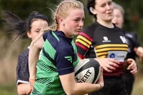 Steph Else in action for Bishop Burton College