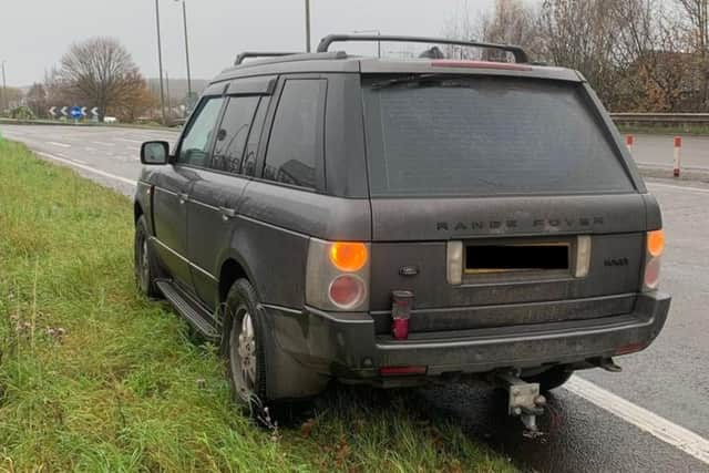 It is believed Owen is driving this grey Range Rover. (Photo: Humberside Police)