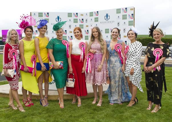 Finalists for best dressed lady at the races.