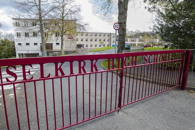 Selkirk High School's gates remain shut.