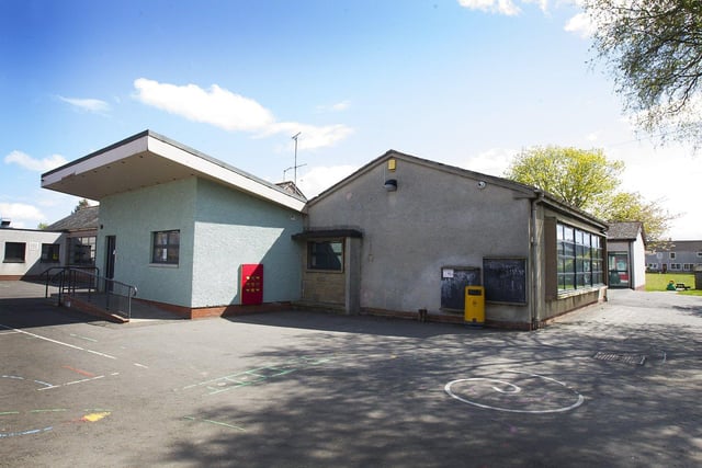 St Boswells Primary School closed during the lock down.