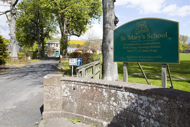 St Mary's School, Melrose, closed during the lock down.