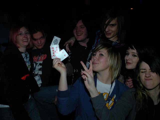 Battle of the bands at Radius  in 2008