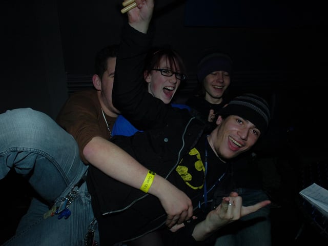 Battle of the bands at Radius in 2008