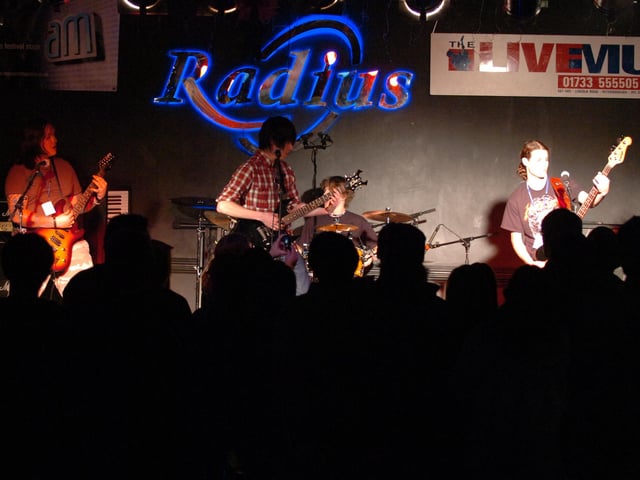 Battle of the bands at Radius  in 2008
