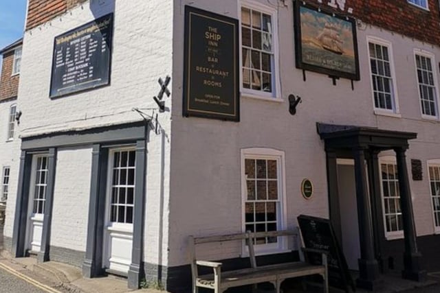 The Ship Inn, at Rye's Strand Quay, is operated by the Balfour Winery Hush Heath estate in Kent. In addition to selling Engolish wines, it has an excellent selection of locally brewed ales and locally made cider. SUS-220131-090220001
