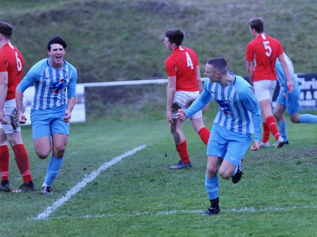 Action, goals and celebrations from Worthing United's 4-1 SCFL division one win over Arundel / Pictures: Stephen Goodger