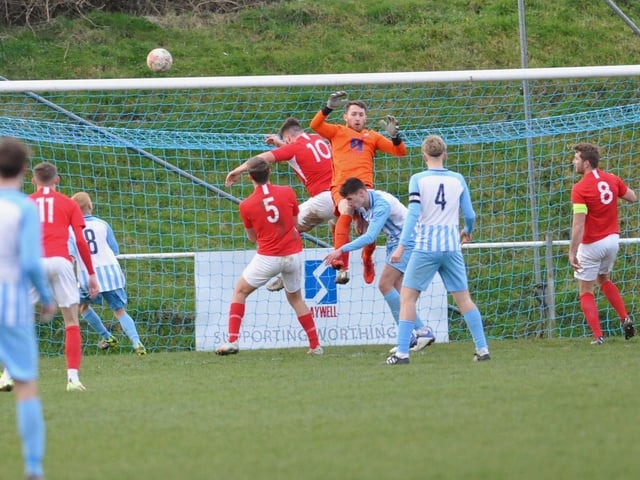 Action, goals and celebrations from Worthing United's 4-1 SCFL division one win over Arundel / Pictures: Stephen Goodger