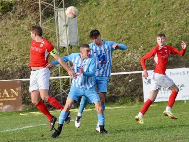Action, goals and celebrations from Worthing United's 4-1 SCFL division one win over Arundel / Pictures: Stephen Goodger