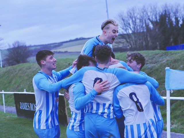 Action, goals and celebrations from Worthing United's 4-1 SCFL division one win over Arundel / Pictures: Stephen Goodger