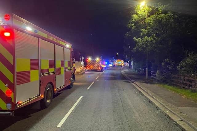 Firecrews from Pickering, Kirbymoorside and Malton attended the incident