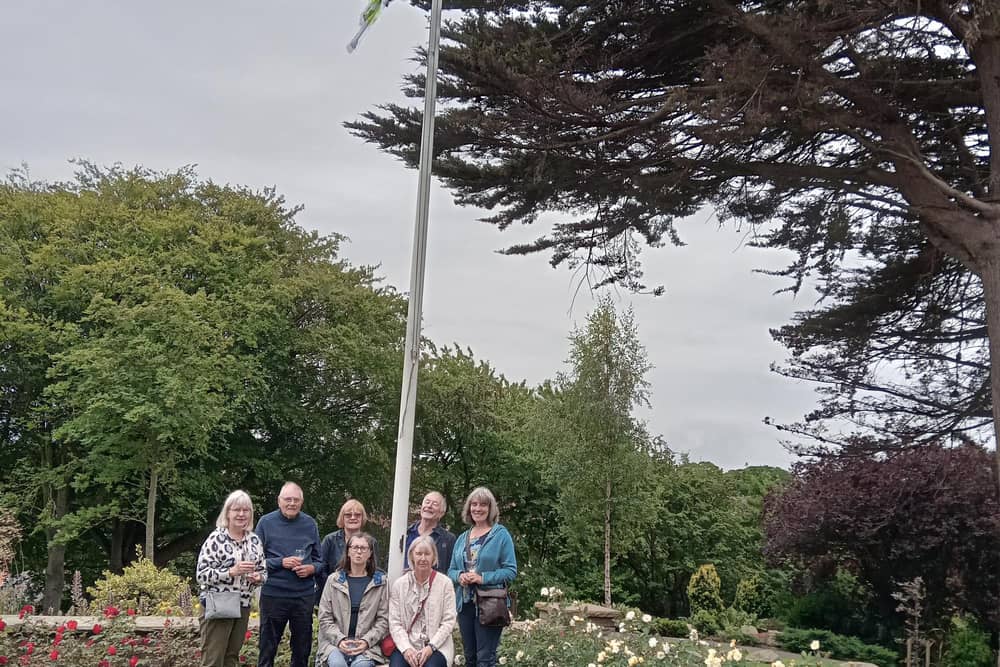 The volunteer gardeners of Whitby's Pannett Park.
