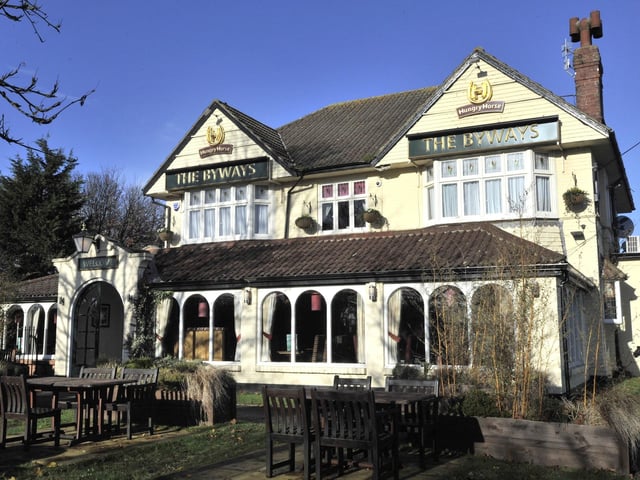 The Byways located in Crossgates has a spacious beer garden to the front of the pub, with plenty of seating, a tv screen and a childrens play area.