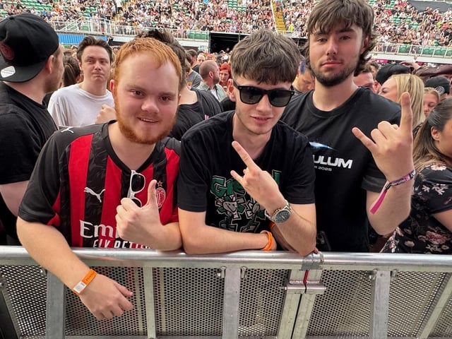 Fans of Pendulum enjoying the show. picture: Cuffe & Taylor